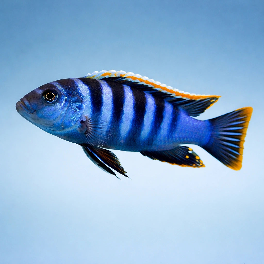 Red Dorsal Dogtooth Cichlid - Cynotilapia Afra 'Red Dorsal' | UK (Cynotilapia afra) — A striking Malawi cichlid with vivid…
