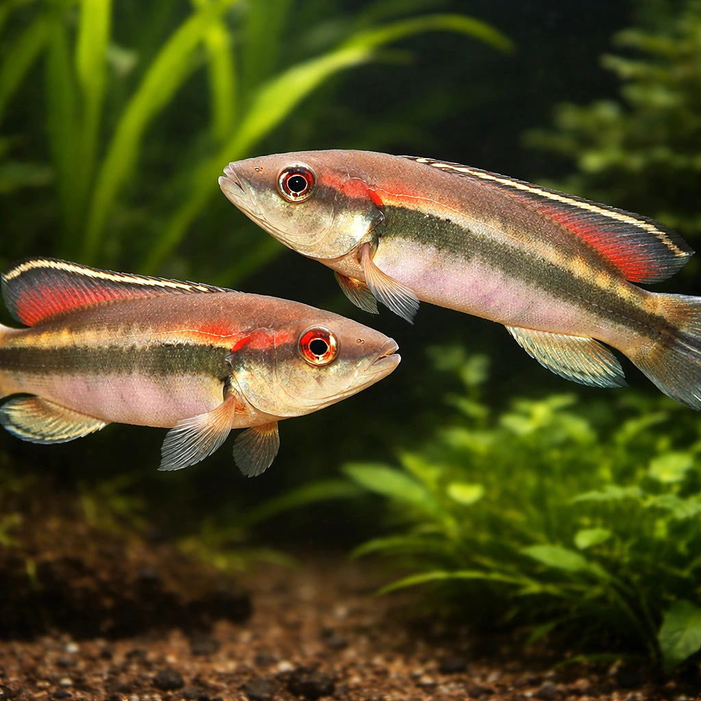 tropical fish for sale UK — South American Cichlids for sale UK — AI pair planted view