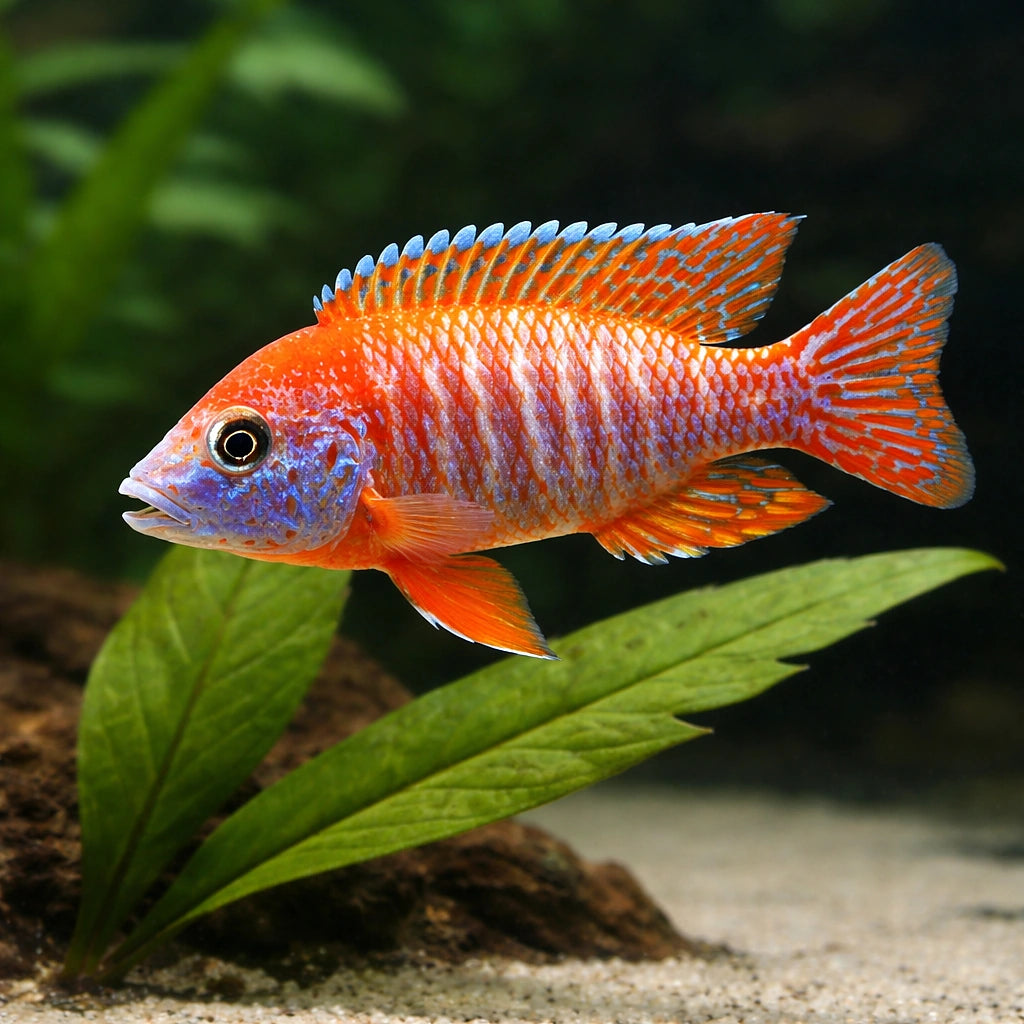 Red Pecock Cichlid — Red Peacock Cichlid (Aulonocara sp.) - UK (Aulonocara sp.) — Buy a striking Red Peacock Cichlid for…