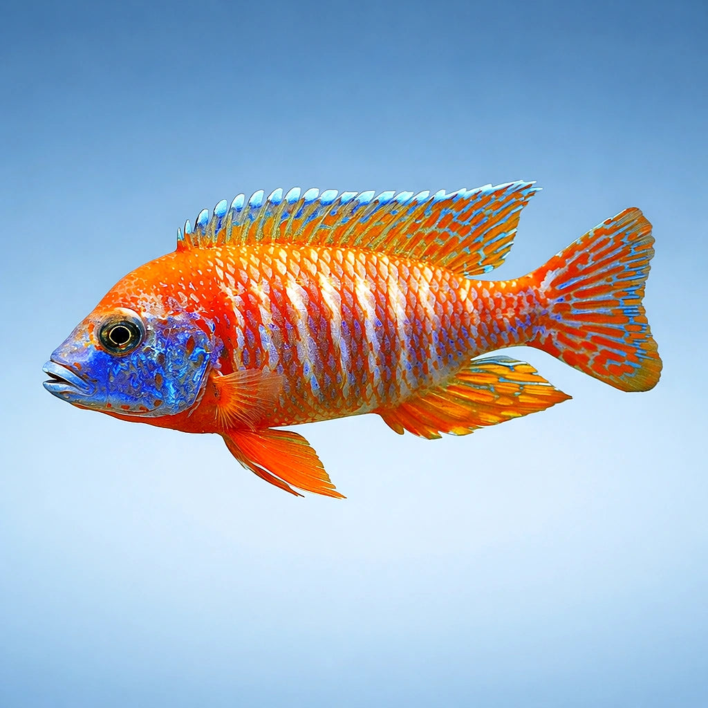 Red Pecock Cichlid — Red Peacock Cichlid (Aulonocara sp.) - UK (Aulonocara sp.) — Buy a striking Red Peacock Cichlid for…