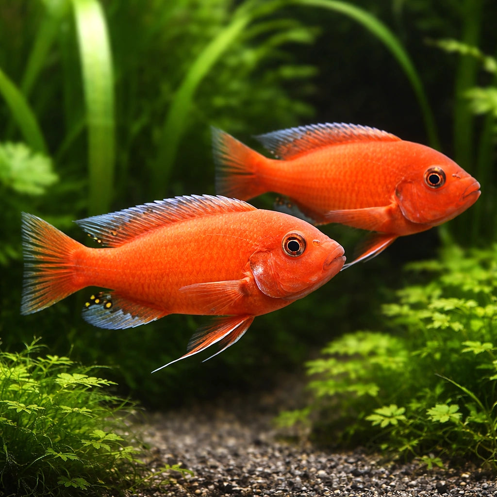 Red-Top Cichlid, Trewavas' — Red Trewavas' Cichlid - UK (Labeotropheus trewavasae) — Add a striking Red Trewavas' Cichlid to…