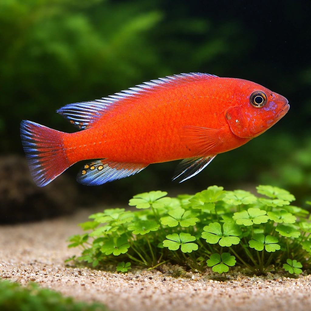 Red-Top Cichlid, Trewavas' — Red Trewavas' Cichlid - UK (Labeotropheus trewavasae) — Add a striking Red Trewavas' Cichlid to…