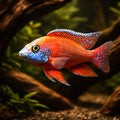 Rubin Red Peacock Cichlid - UK (Aulonocara sp. 'Rubin Red') — Add bold colour to your aquarium with the Rubin Red Peacock…