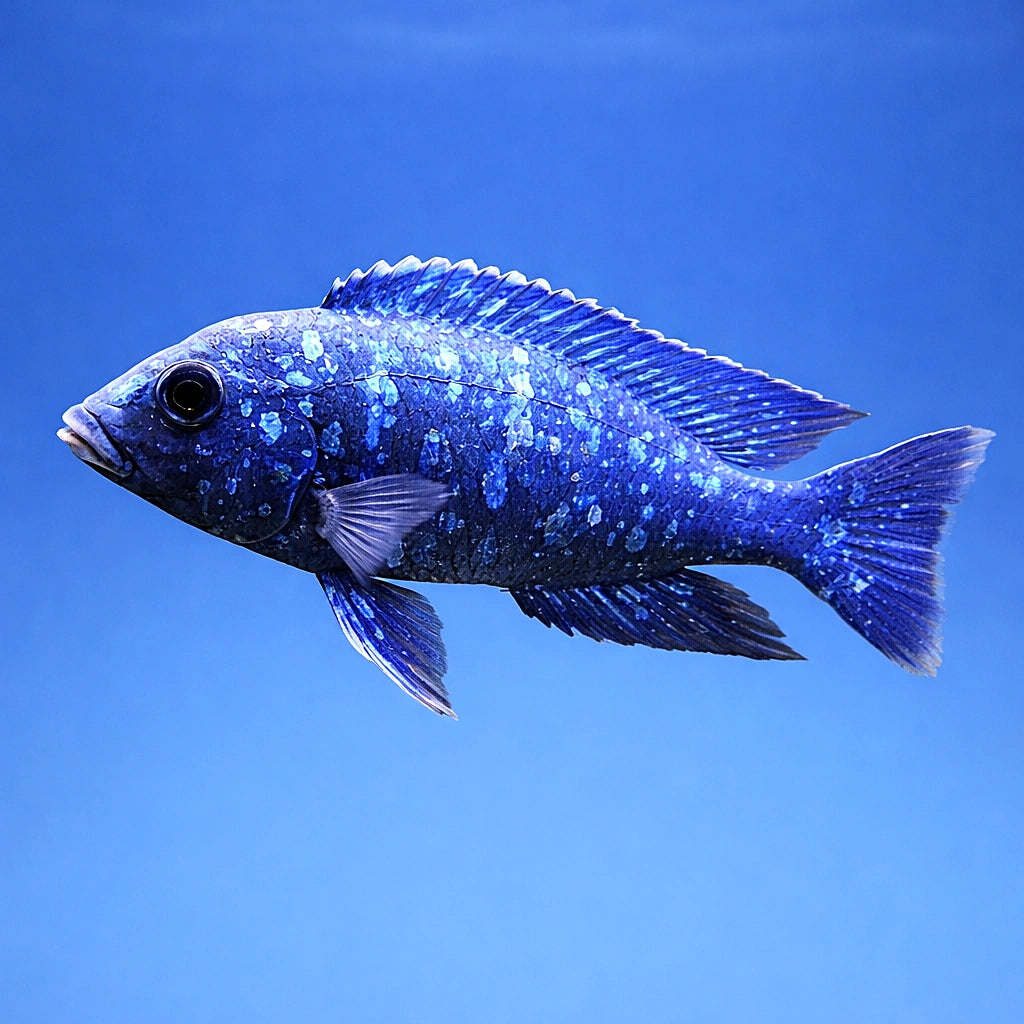 Star Sapphire Hap Cichlid - UK (Placidochromis phenochilus) — Add vivid colour and active movement with the Star Sapphire…
