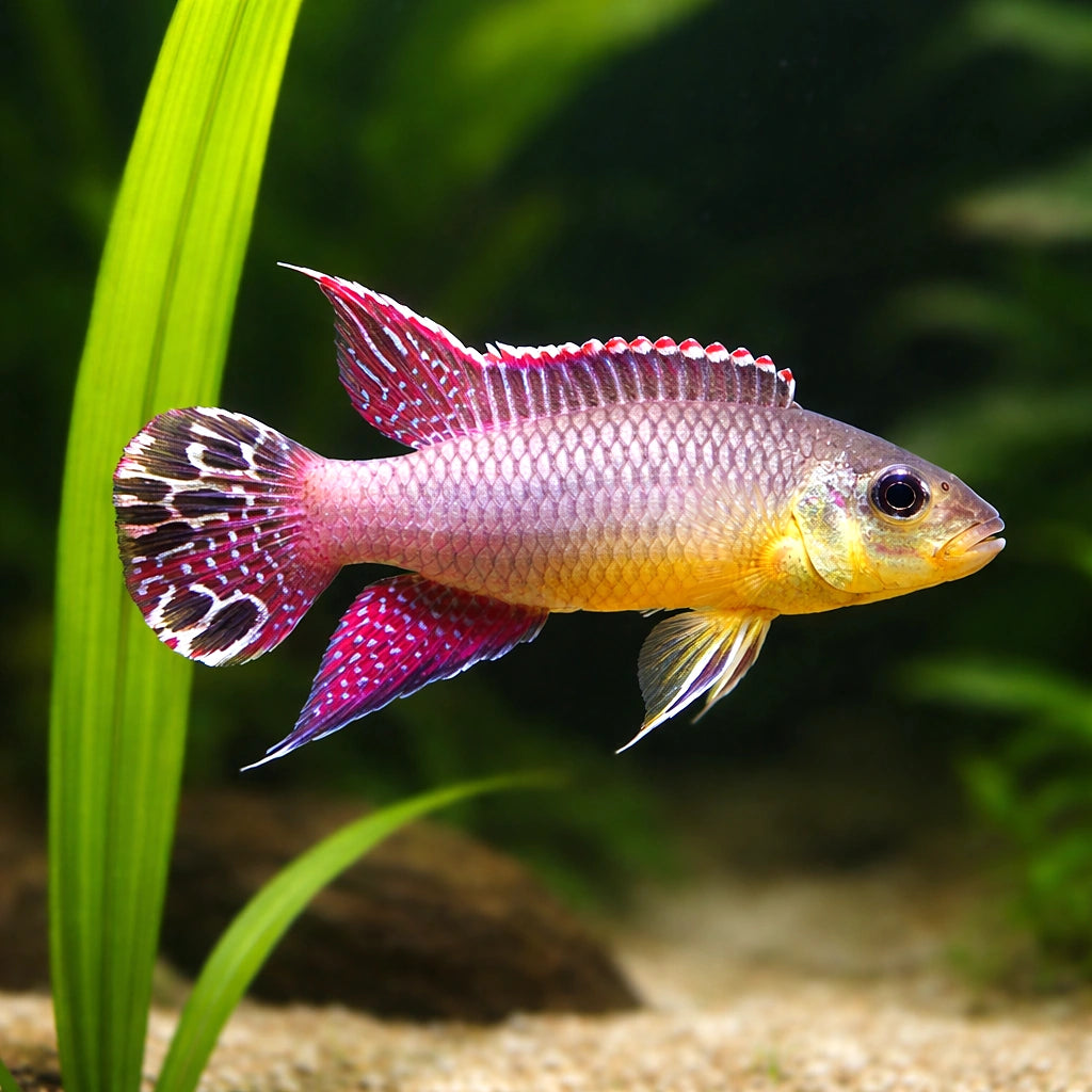 Pelvicachromis Taeniatus Dehane - Beautifully Coloured West African Dwarf Cichlid (Pelvicachromis taeniatus) — The — scale…