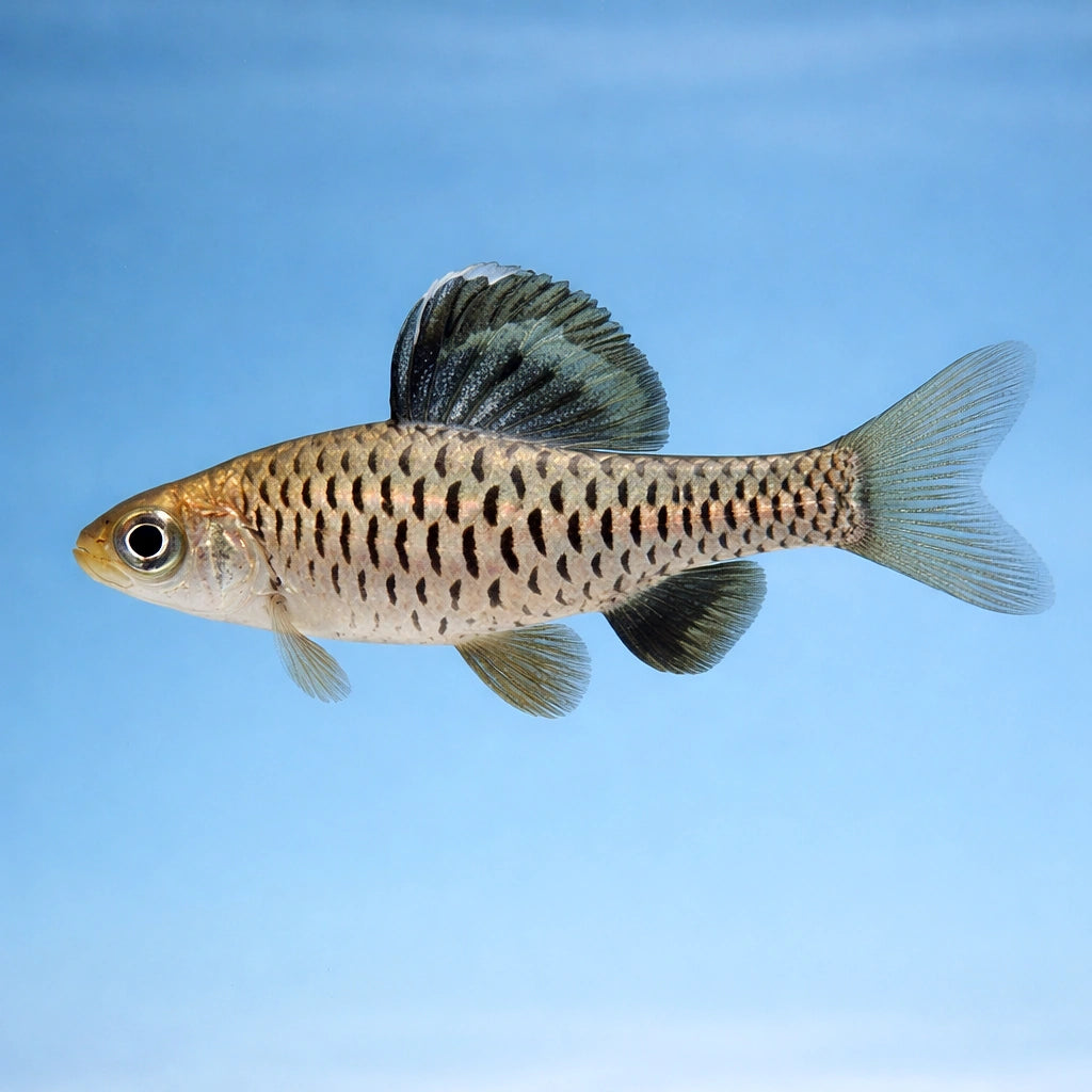 Indian High Fin Barbs - Oreichthys Cosuatis - West Bengal - Cyprinid Fish, Stunning Tropical Schooling Fish for Beginner…