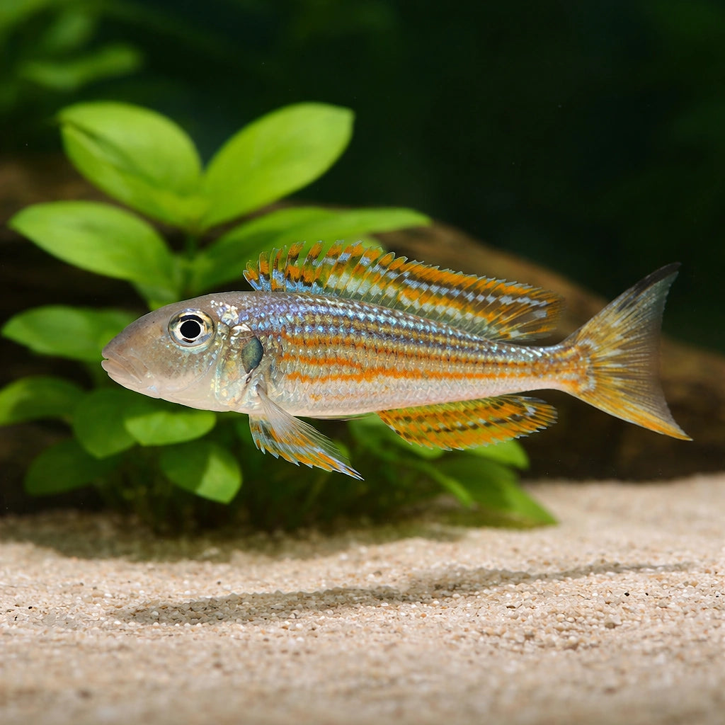 Xenotilapia Ochrogenys «Kigoma» - UK (Xenotilapia ochrogenys) — Add Xenotilapia Ochrogenys Kigoma to your tank for a rare…