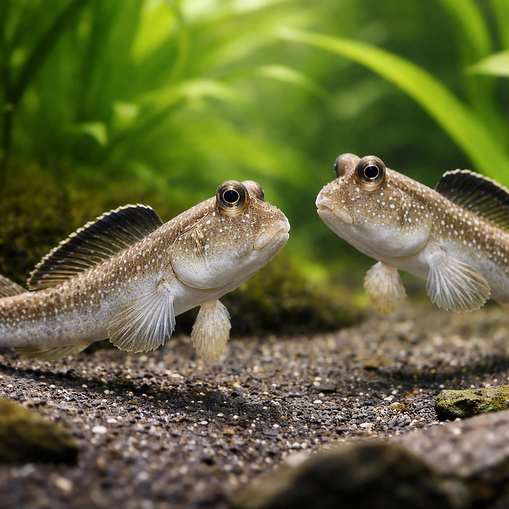Atlantic Mudskipper - Tropical Fish UK (Periophthalmus barbarus) — A striking Atlantic Mudskipper for brackish aquariums and…