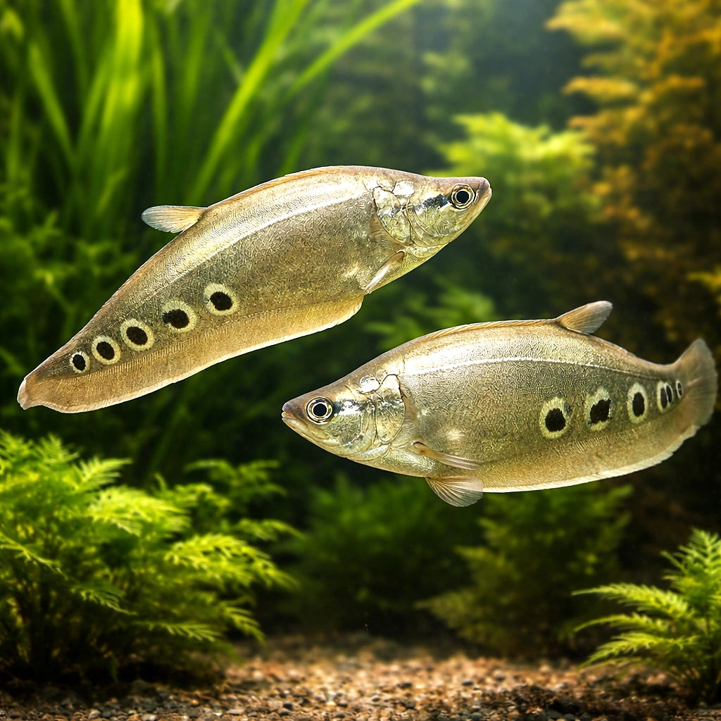 Clown Knifefish (Chitala chitala / Notopterus chitala) - UK (Chitala chitala) — Add a striking Clown Knifefish to your…