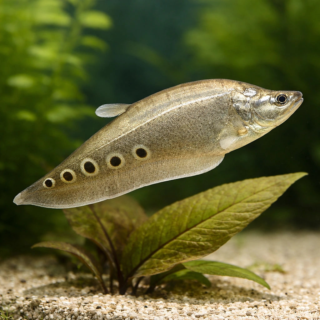 Clown Knifefish (Chitala chitala / Notopterus chitala) - UK (Chitala chitala) — Add a striking Clown Knifefish to your…