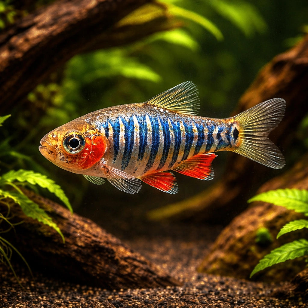Emerald Dwarf Danios - Danio Erythromicron - Cyprinid Fish, Stunning Tropical Fish for Your Aquarium, Low Maintenance and…