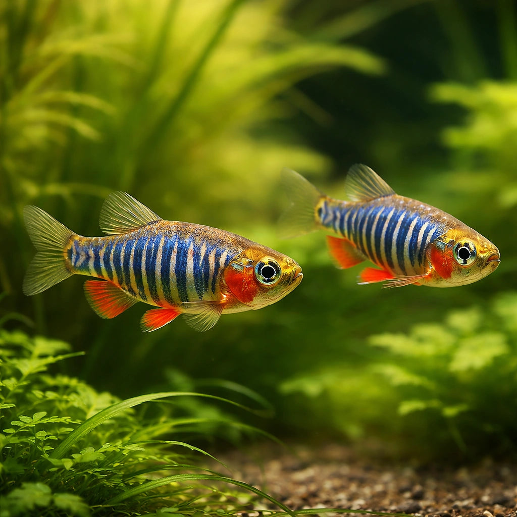 Emerald Dwarf Danios - Danio Erythromicron - Cyprinid Fish, Stunning Tropical Fish for Your Aquarium, Low Maintenance and…