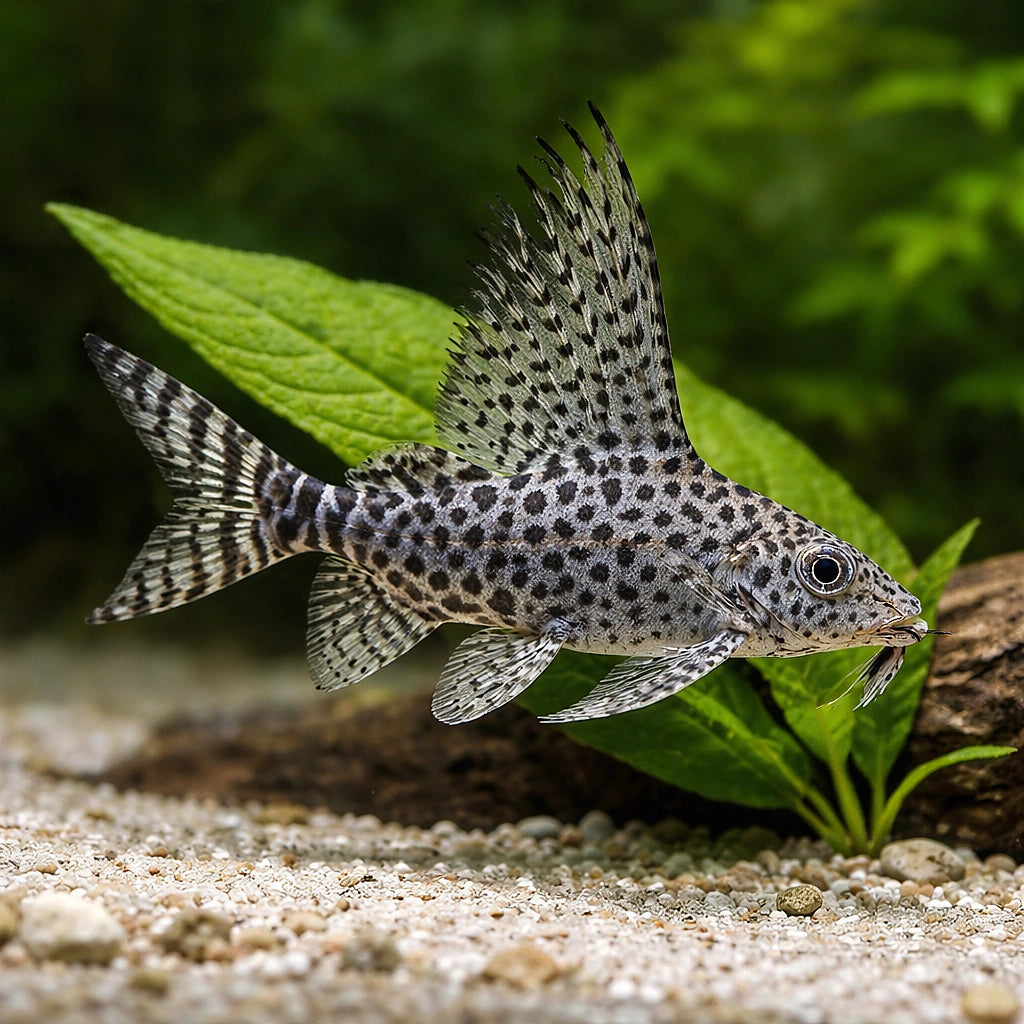 Feather-Fin Synodontis — Synodontis Eupterus - Moderate Care | UK (Synodontis eupterus) — Add the striking Synodontis…