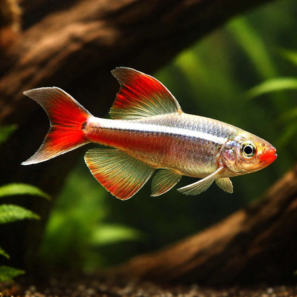 Longfin White Cloud Mountain Minnows (Tanichthys albonubes) - UK (Tanichthys albonubes) — Buy stunning Longfin White Cloud…