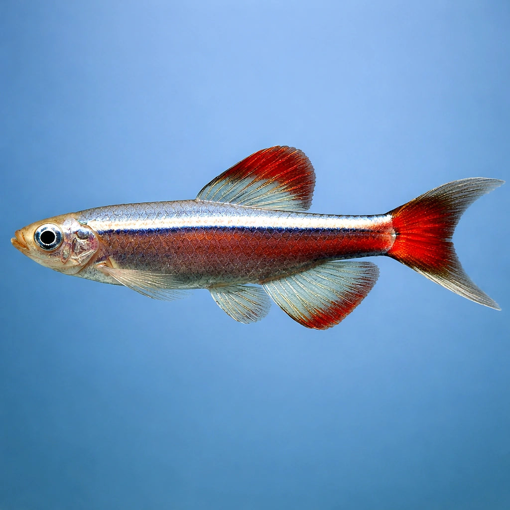 Longfin White Cloud Mountain Minnows (Tanichthys albonubes) - UK (Tanichthys albonubes) — Buy stunning Longfin White Cloud…