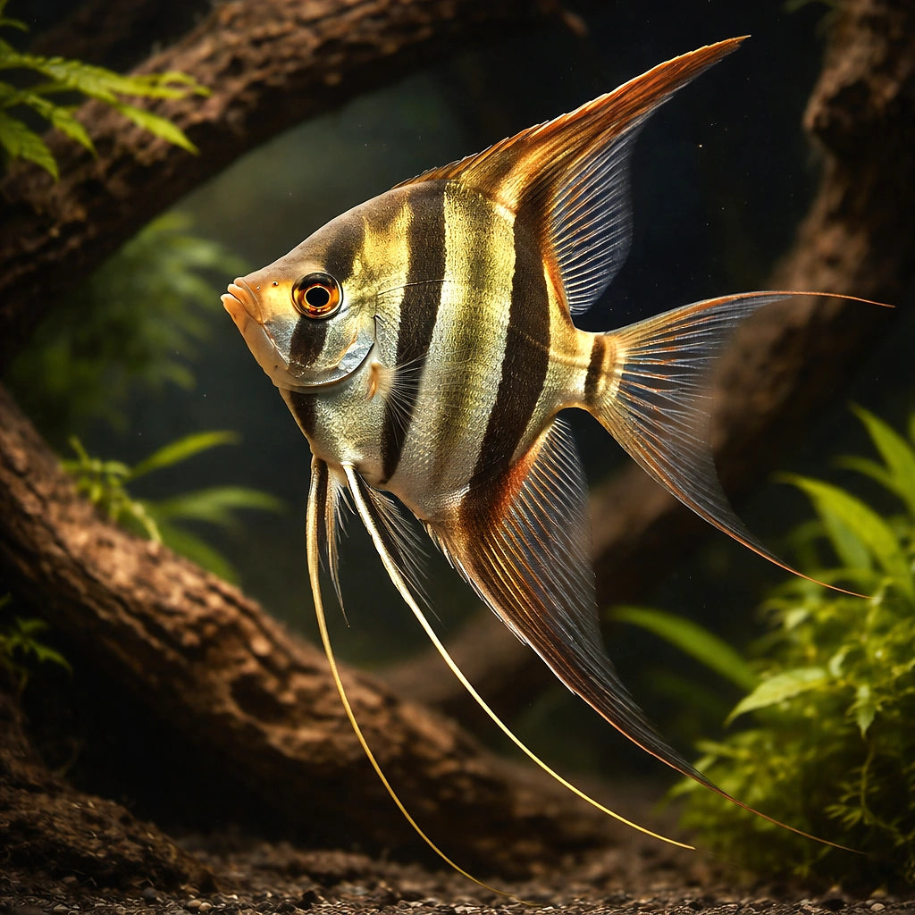 Orinoco F1 Altum Angelfish - Tropical Fish UK (Pterophyllum altum) — Buy Orinoco F1 Altum Angelfish for a rare, showpiece…
