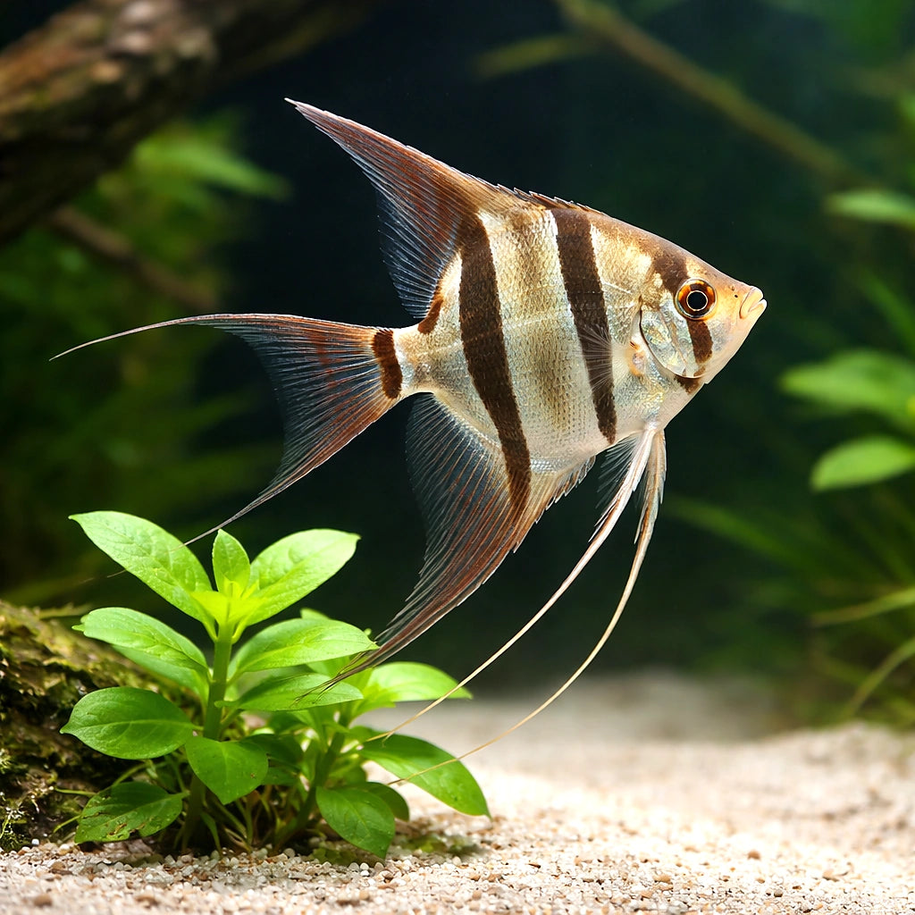 Orinoco F1 Altum Angelfish - Tropical Fish UK (Pterophyllum altum) — Buy Orinoco F1 Altum Angelfish for a rare, showpiece…