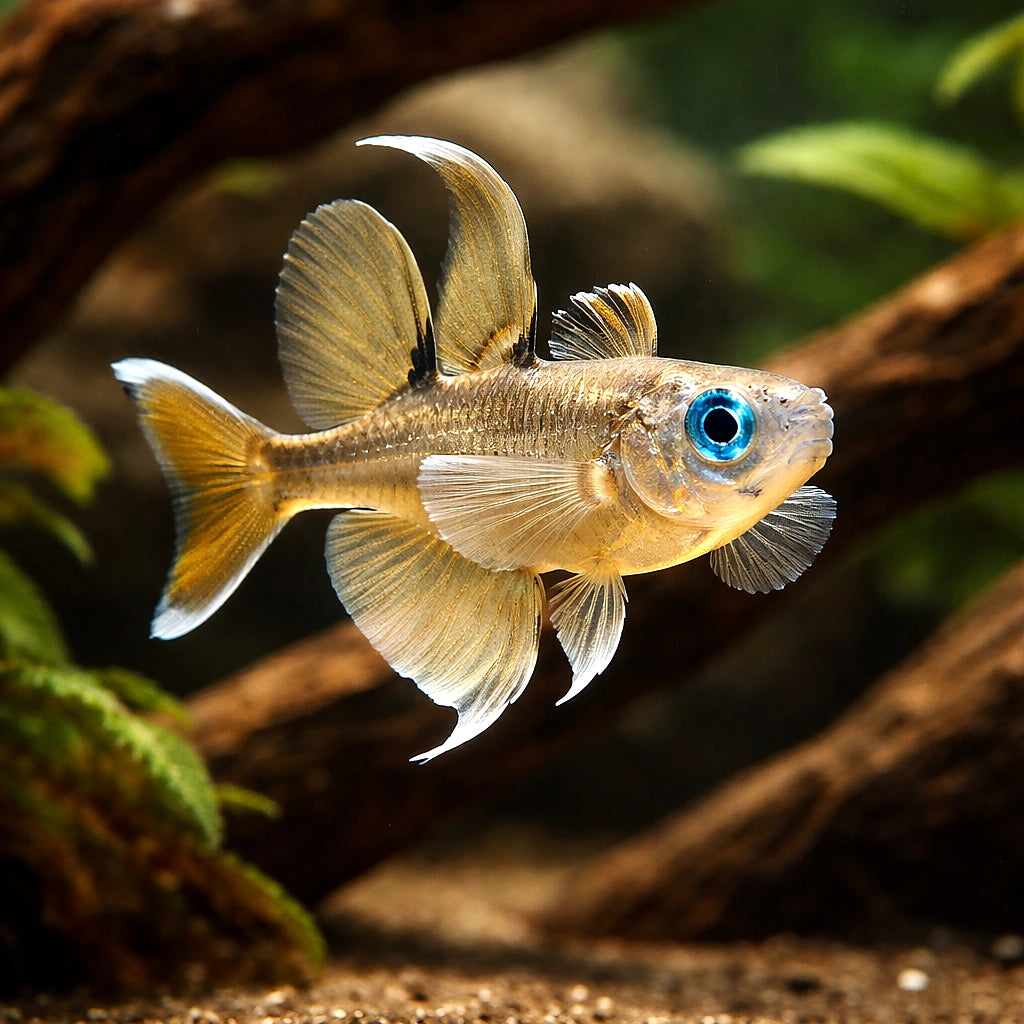 Pacific Blue-Eye (Pseudomugil signifer) - UK (Pseudomugil signifer) — Add peaceful Pacific Blue-Eye rainbowfish to your tank…