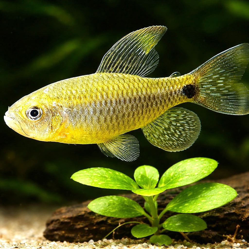 Sailfin Tetra (Crenuchus spilurus) - UK (Paracheirodon axelrodi) — Elegant Sailfin Tetra with graceful finnage, ideal for…