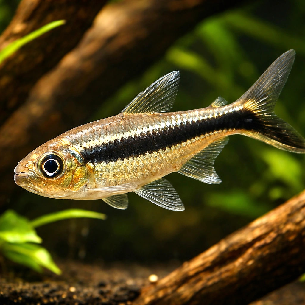 Penguin Tetra — Blackline Penguinfish (Thayeria boehlkei) - Pack of 10 (Thayeria boehlkei) — A unique schooling tetra that…