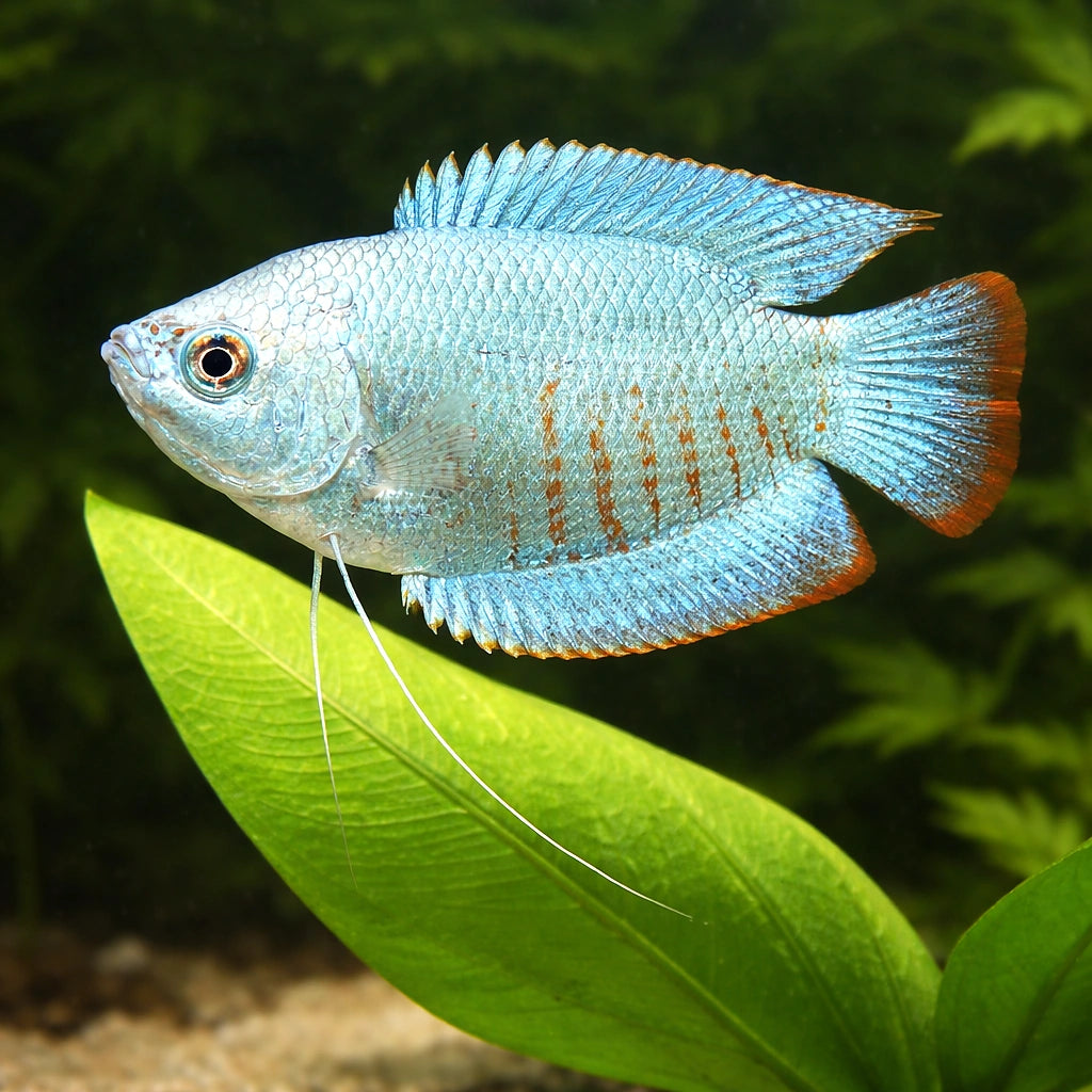 Cobalt Dwarf Gourami (Trichogaster Lalius «Cobalt») - UK (Trichogaster lalius) — Add vivid cobalt colour to your aquarium…