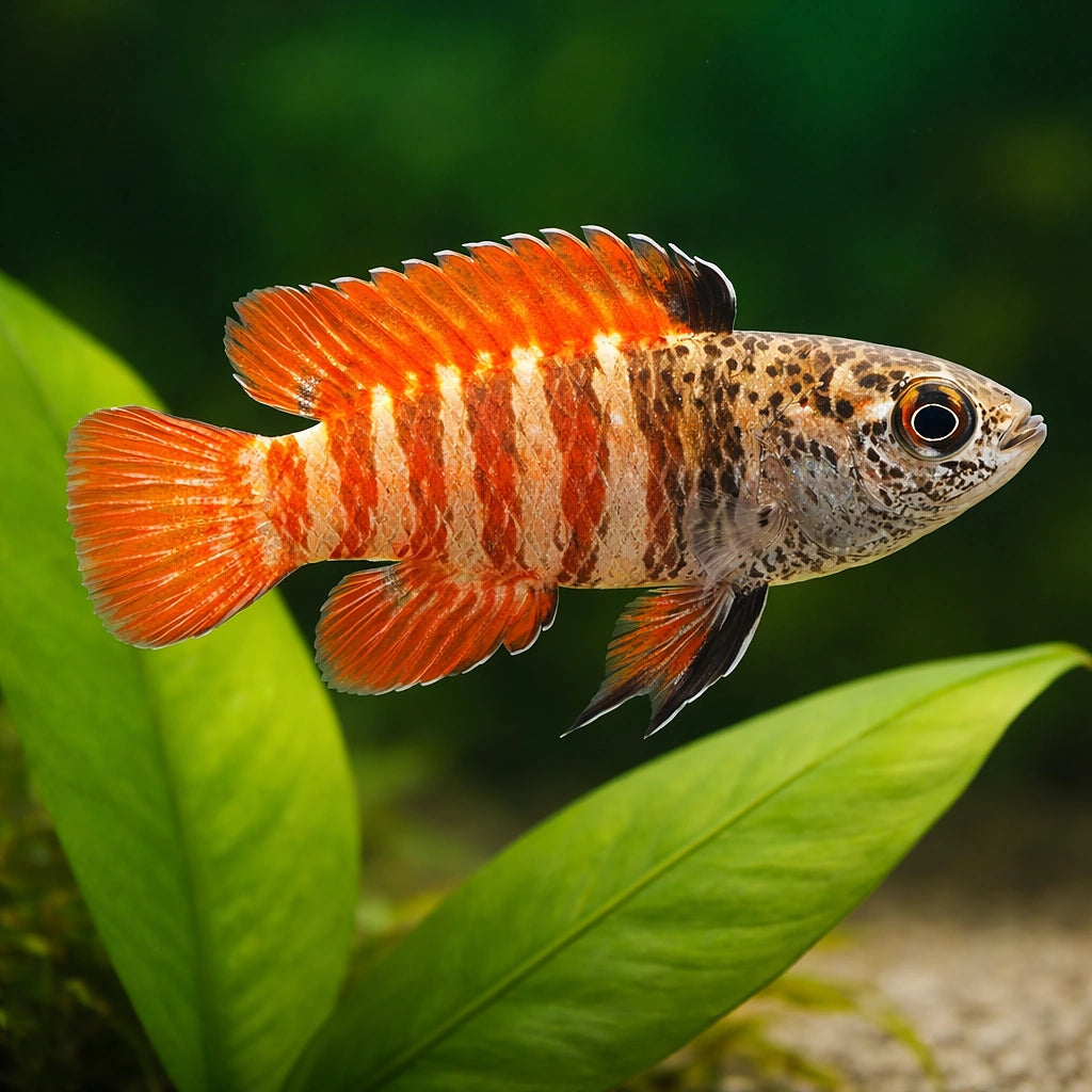 Black Tiger Dario - Tropical Fish UK (Dario tigris) — Rare Black Tiger Dario with bold tiger patterning, ideal for well-kept…