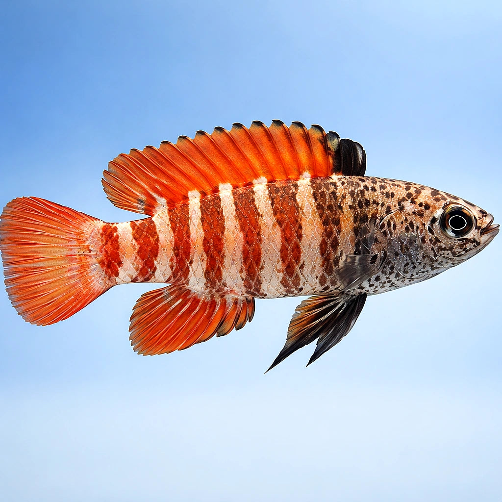 Black Tiger Dario - Tropical Fish UK (Dario tigris) — Rare Black Tiger Dario with bold tiger patterning, ideal for well-kept…