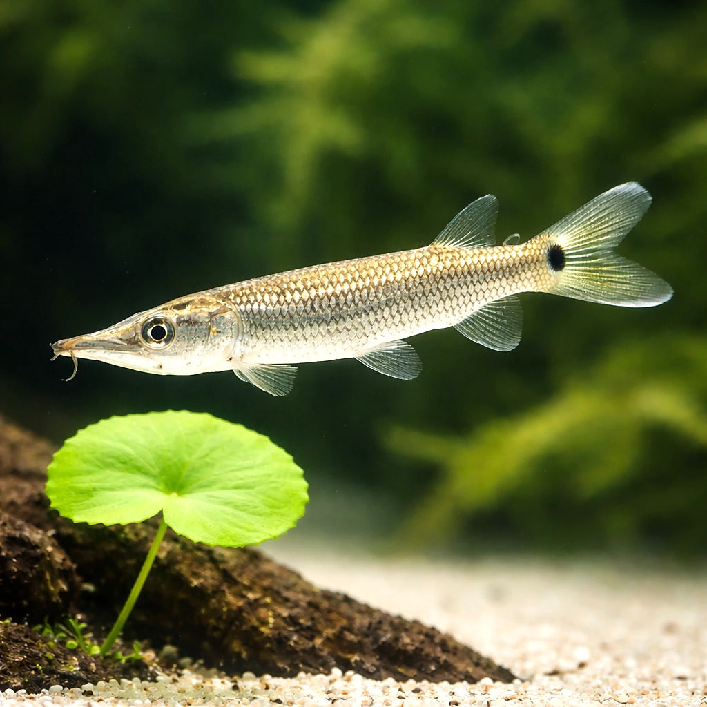 Gar Characins - Ctenolucius Hujeta - Silver Pikes - South American Tetras, Vibrant Schooling Fish Perfect for Beginners…