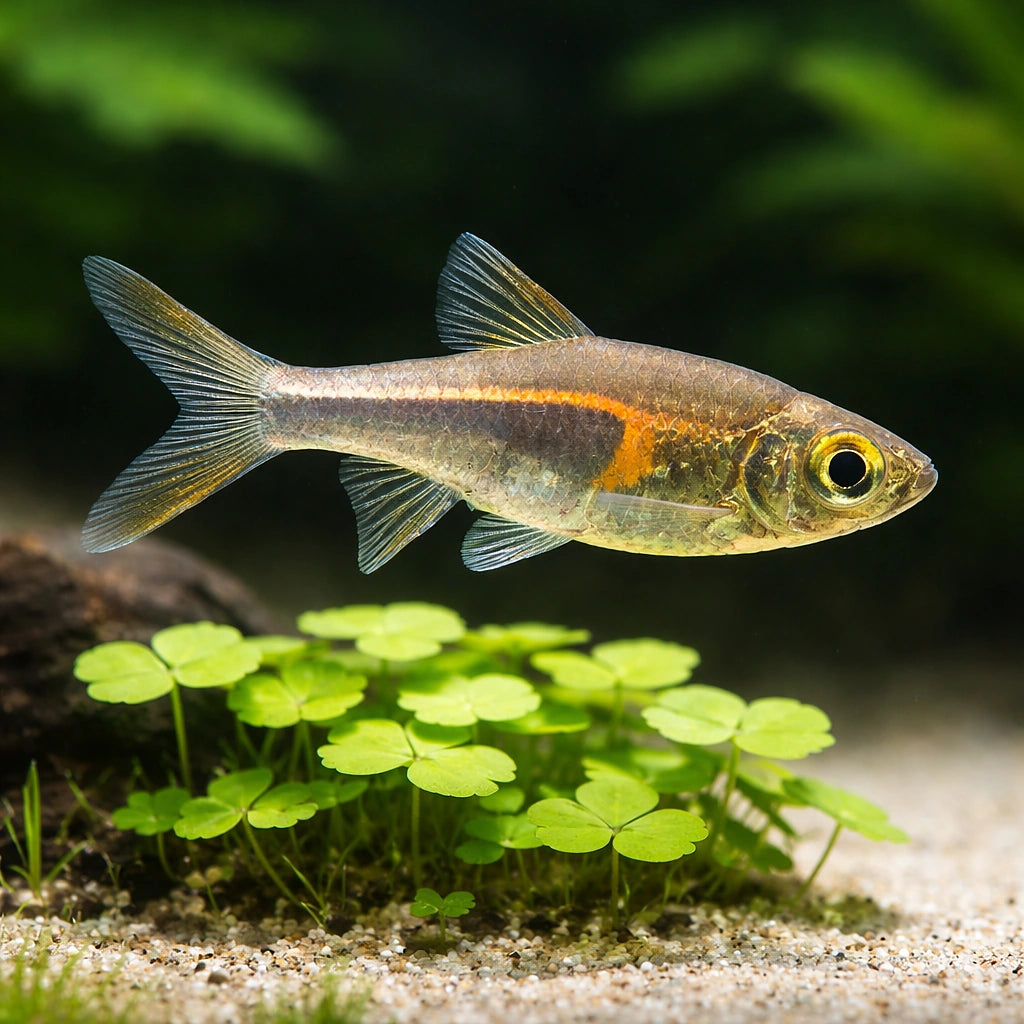 Glowlight Rasboras - Trigonostigma Hengeli - Cyprinid Fish, Beautiful Tropical Freshwater Companions for Peaceful Community…