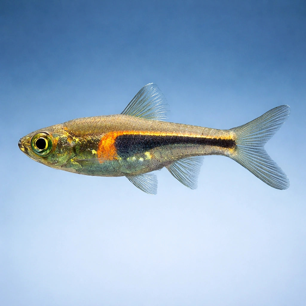 Glowlight Rasboras - Trigonostigma Hengeli - Cyprinid Fish, Beautiful Tropical Freshwater Companions for Peaceful Community…