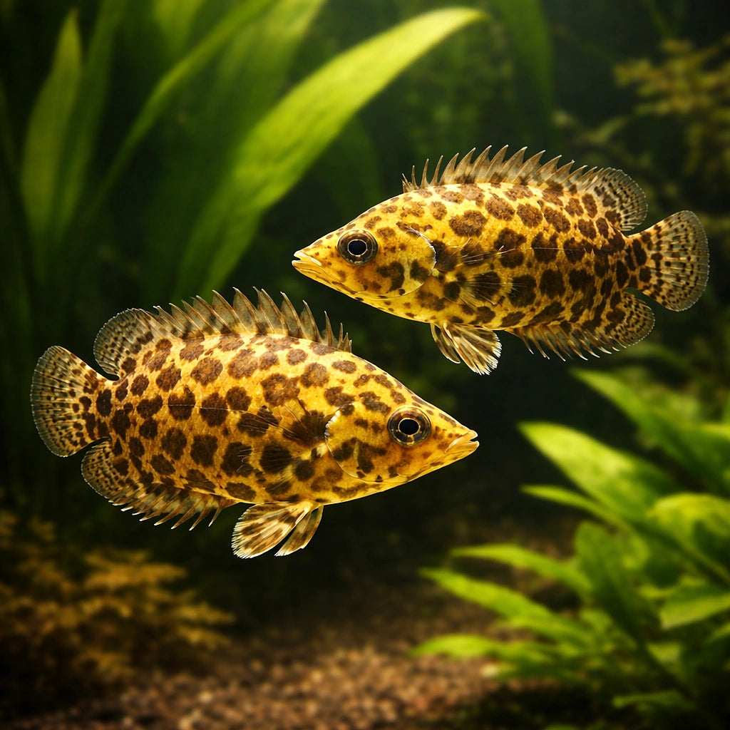 Spotted climbing perch — Leopard Bushfish (Spotted Ctenopoma) - UK (Ctenopoma acutirostre) — A striking ambush predator with…