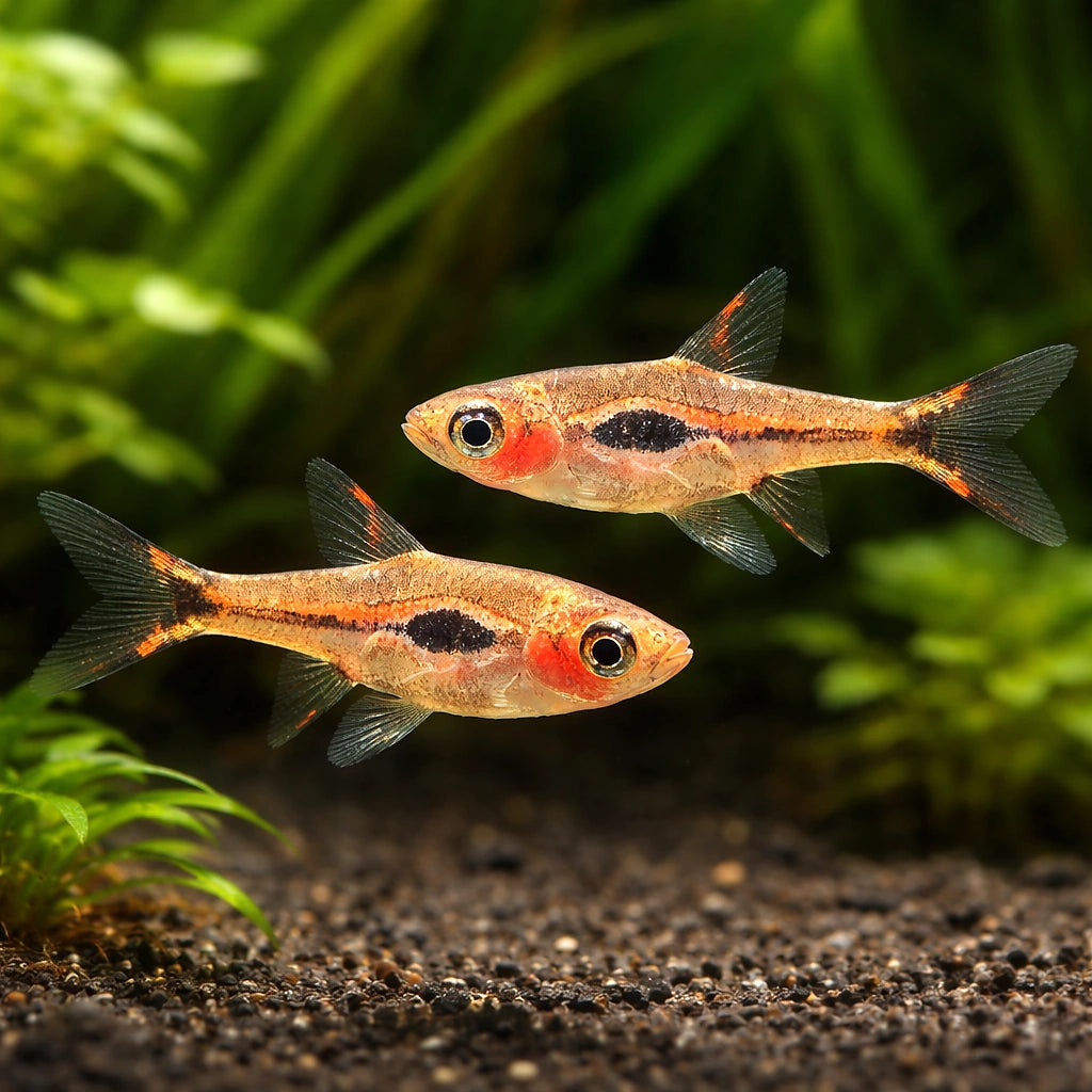 Phoenix Dwarf Rasboras - Boraras Merah - Cyprinid Fish, Perfect Tropical Community Fish for Beginners Seeking Thriving…