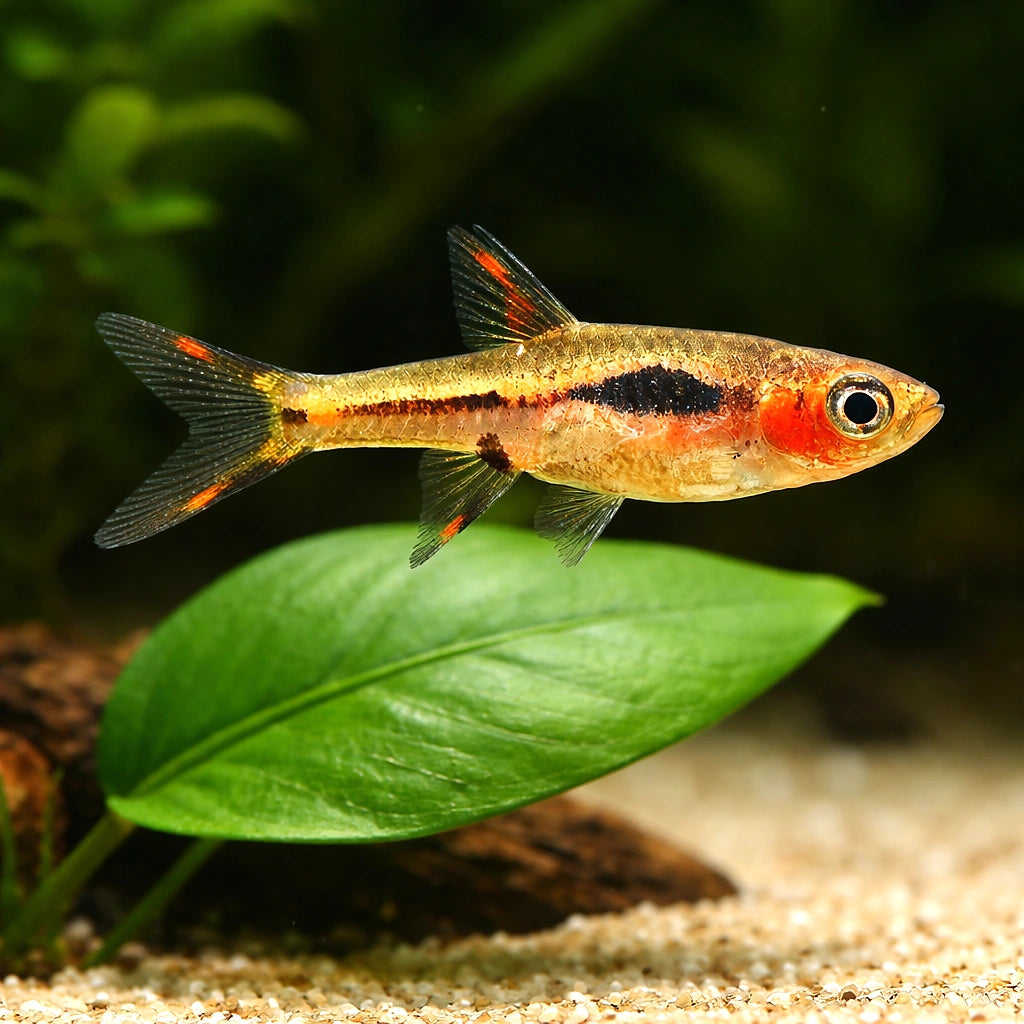 Phoenix Dwarf Rasboras - Boraras Merah - Cyprinid Fish, Perfect Tropical Community Fish for Beginners Seeking Thriving…