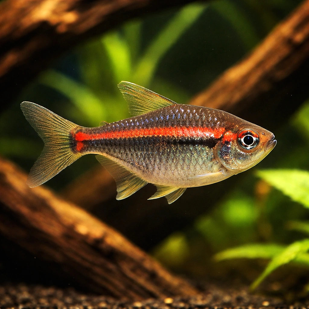 tropical fish UK — South American Tetra for sale UK — AI hero driftwood view
