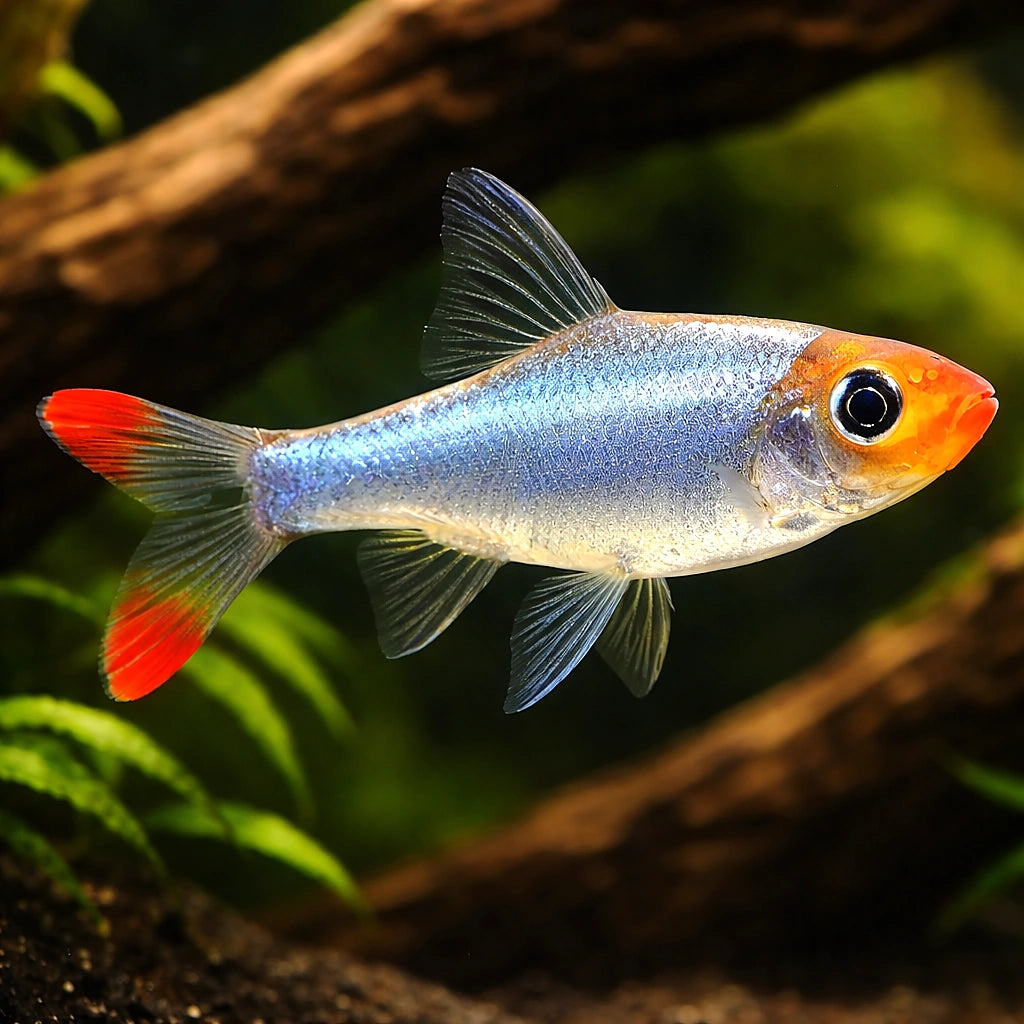 Rummynose Rasboras - Sawbwa Resplendens - Cyprinid Fish, Beautiful Tropical Fish for Beginners, Easy Care and Ideal — hero…