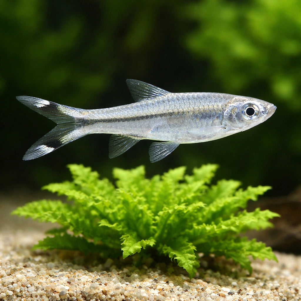 Scissortail Rasbora (Scissortail Rasboras - Rasbora Trilineata - Cyprinid Fish, Ideal Tropical Companions for Peaceful…