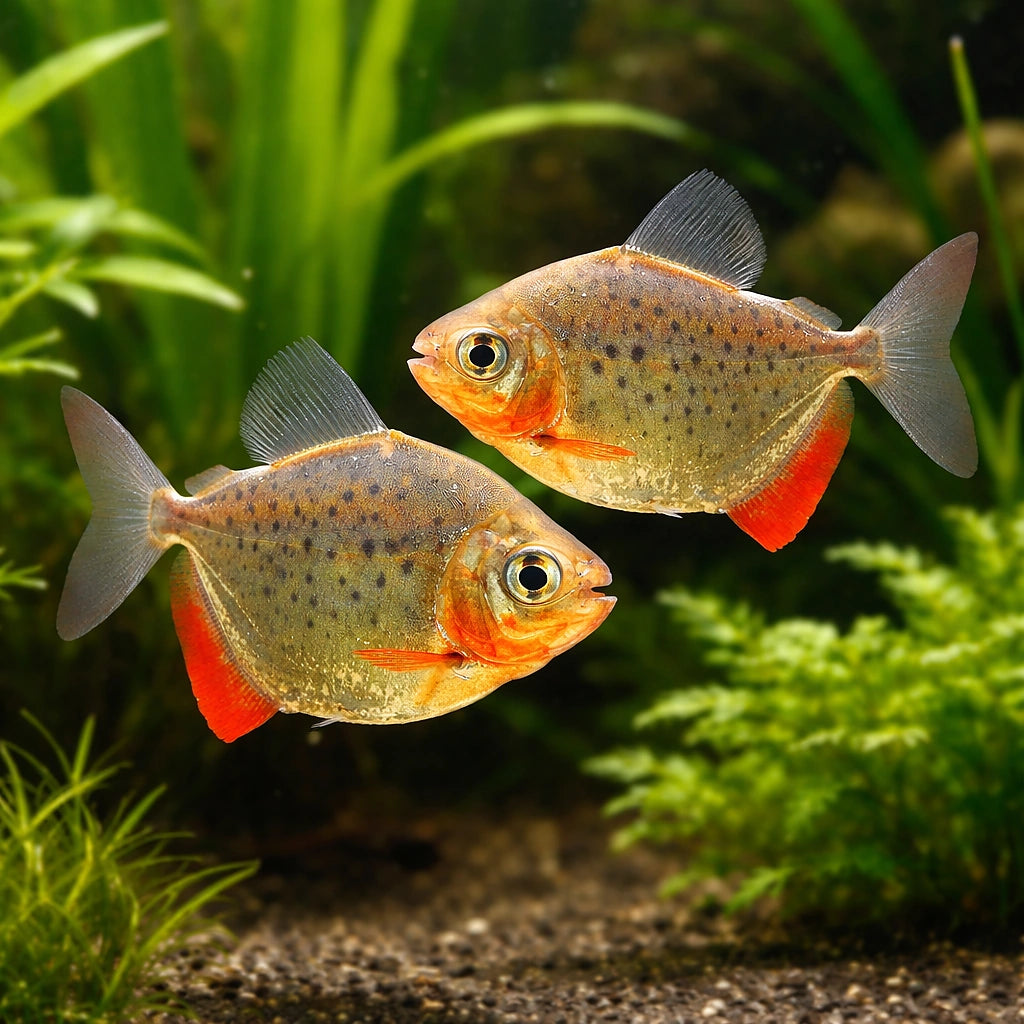 Spotted Metynnis - Metynnis Maculatus - Spotted Silver Dollar - Characin, Vibrant South American Tetra, Perfect for Beginner…