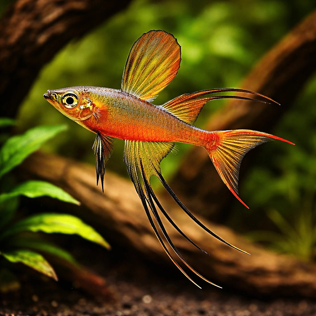 Threadfin Rainbowfish (Iriatherina werneri) - UK (Iriatherina werneri) — Buy Threadfin Rainbowfish, also known as Featherfin…