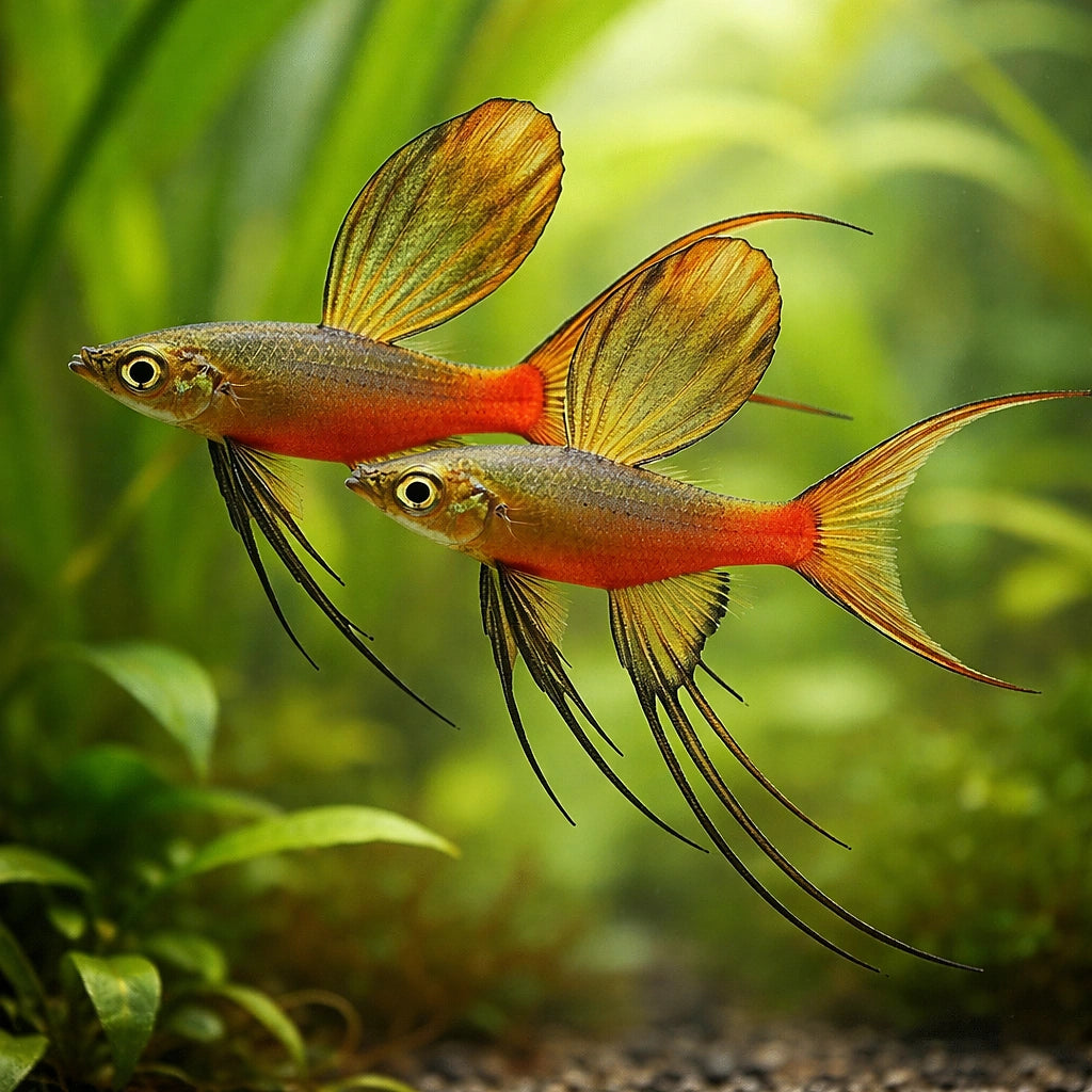 Threadfin Rainbowfish (Iriatherina werneri) - UK (Iriatherina werneri) — Buy Threadfin Rainbowfish, also known as Featherfin…