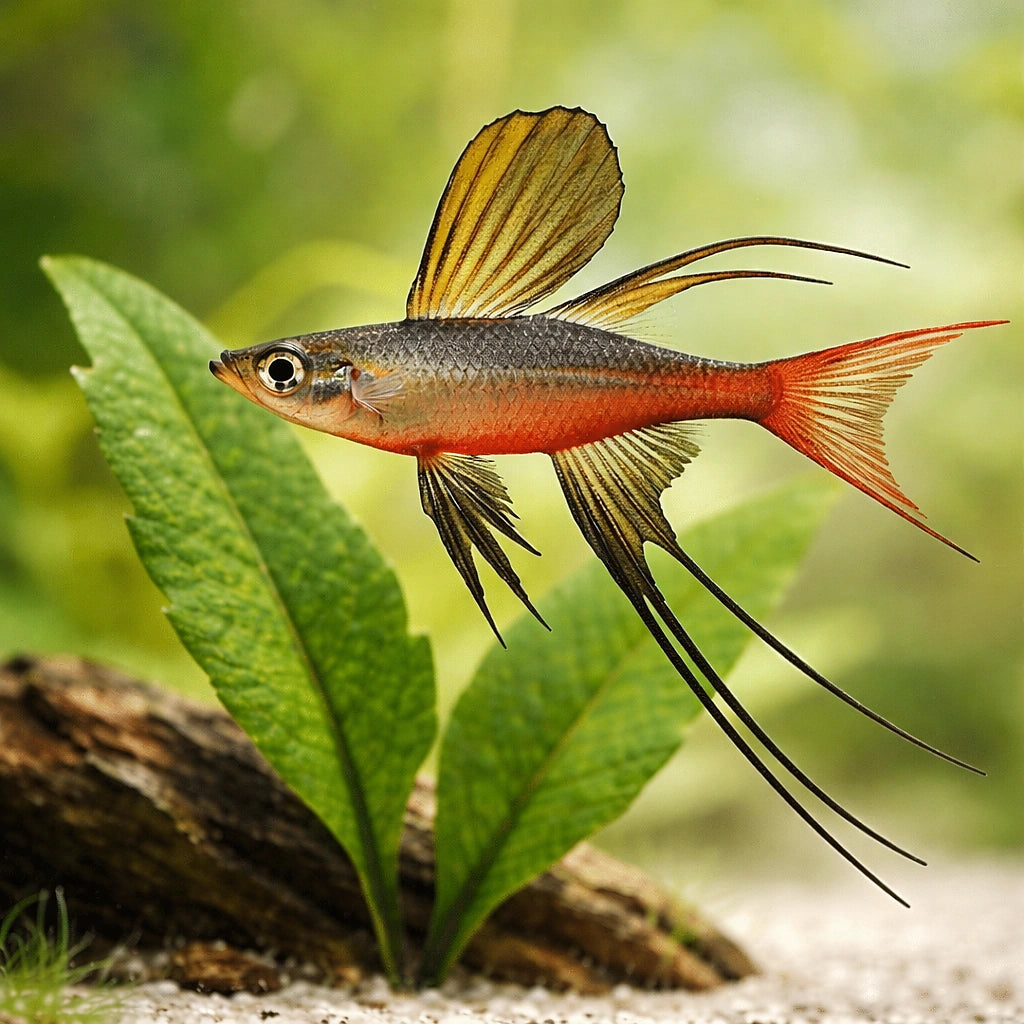 Threadfin Rainbowfish (Iriatherina werneri) - UK (Iriatherina werneri) — Buy Threadfin Rainbowfish, also known as Featherfin…