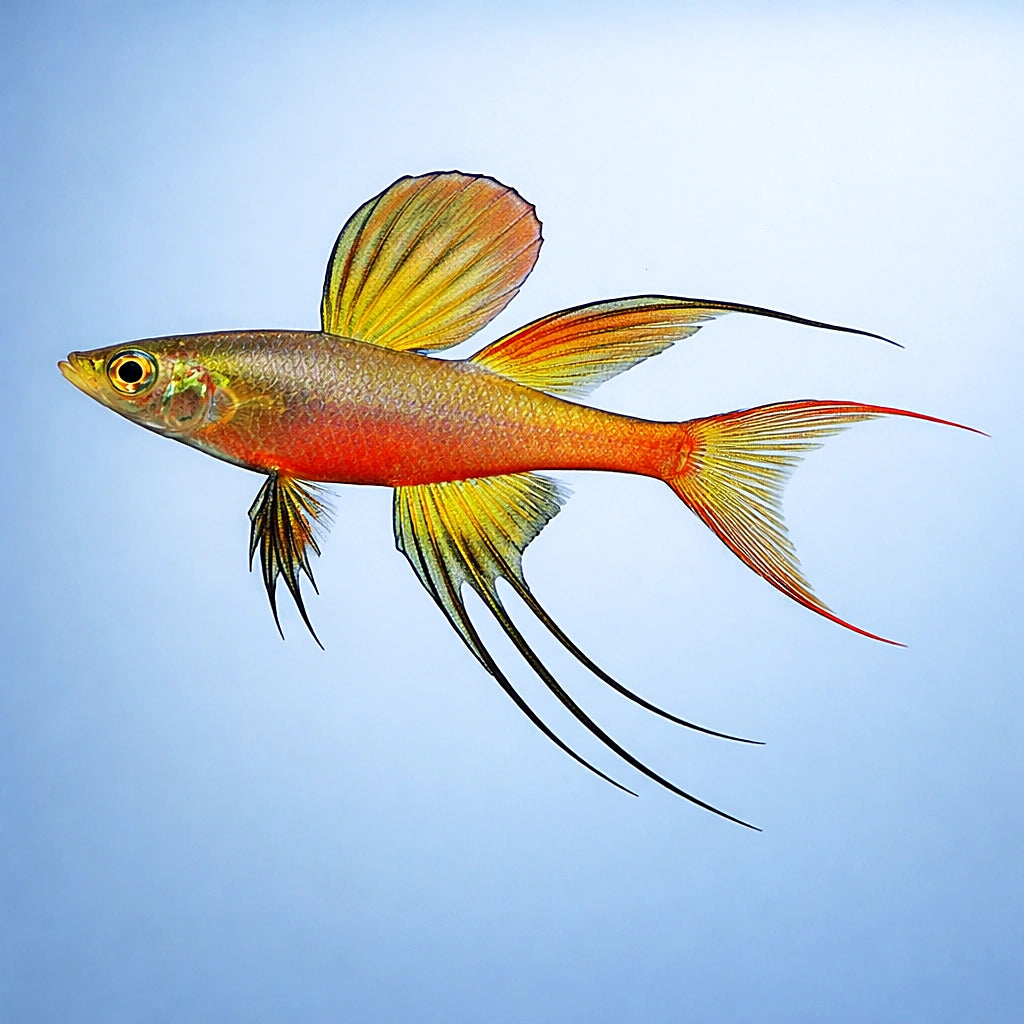 Threadfin Rainbowfish (Iriatherina werneri) - UK (Iriatherina werneri) — Buy Threadfin Rainbowfish, also known as Featherfin…
