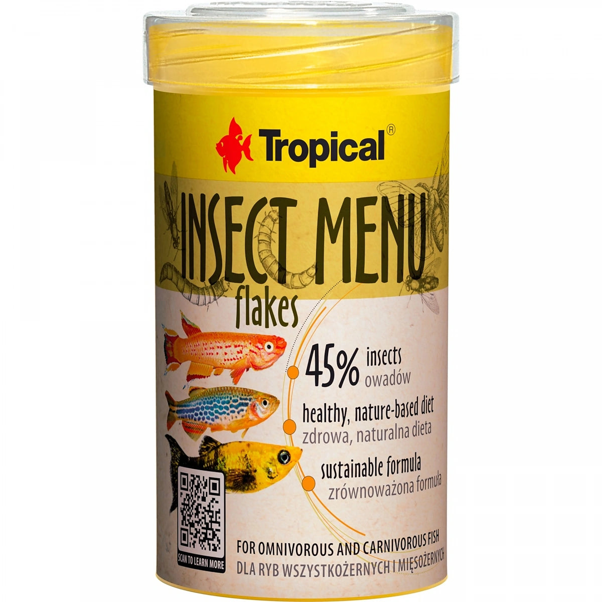 Tropical Insect Menu Flakes for Fish - UK — tropical fish for sale UK