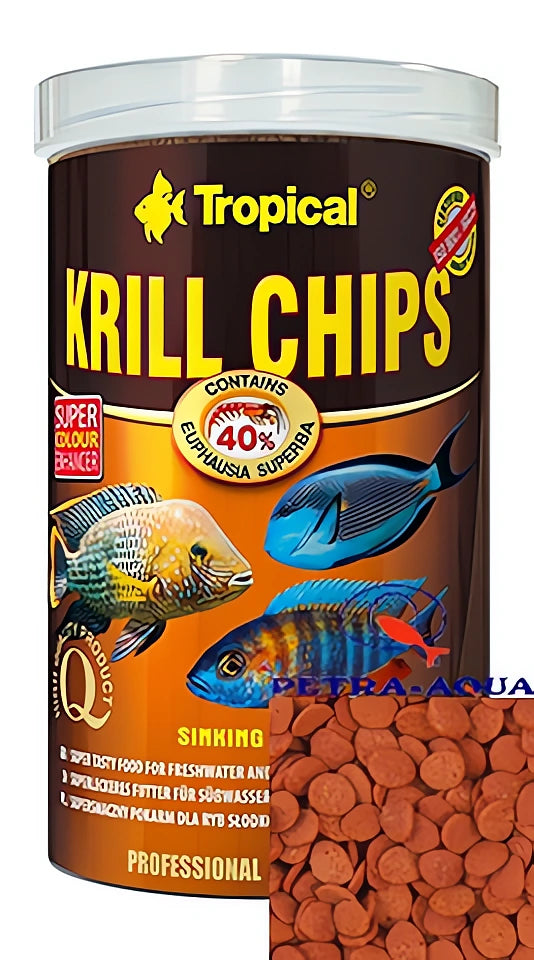 Tropical Krill Chips for Healthy Fish - UK — tropical fish for sale UK