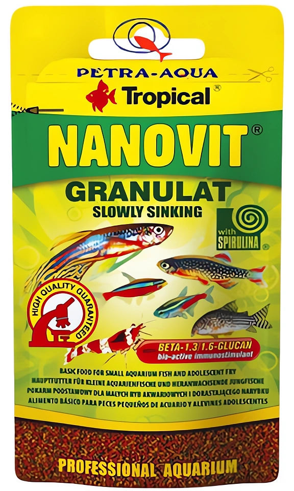 Tropical Nanovit Granulat for Fish - UK — tropical fish for sale UK