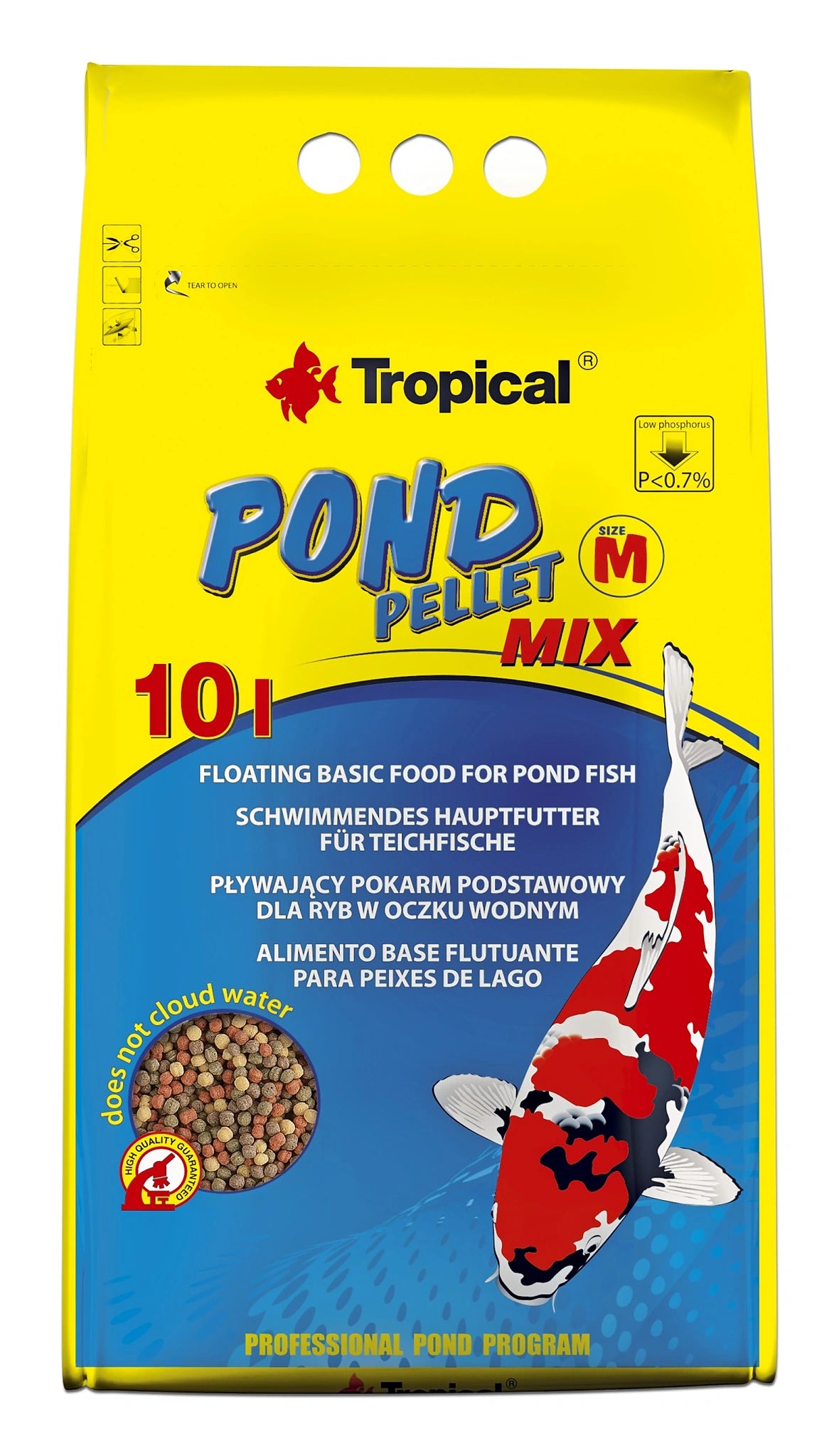Tropical Pond Pellet Mix 5L/700g — tropical fish for sale UK