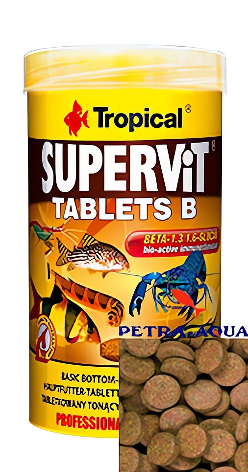 Tropical Supervit Tablets B for Fish - UK — tropical fish for sale UK