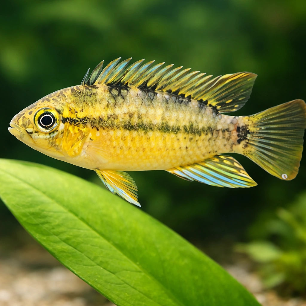 Tucurui Dwarf Cichlid — tropical fish for sale UK — AI scale plant view