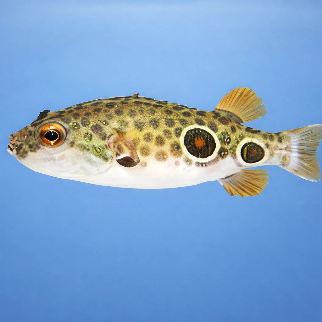 Twin-Spot Puffer — tropical fish for sale UK — AI side clean view