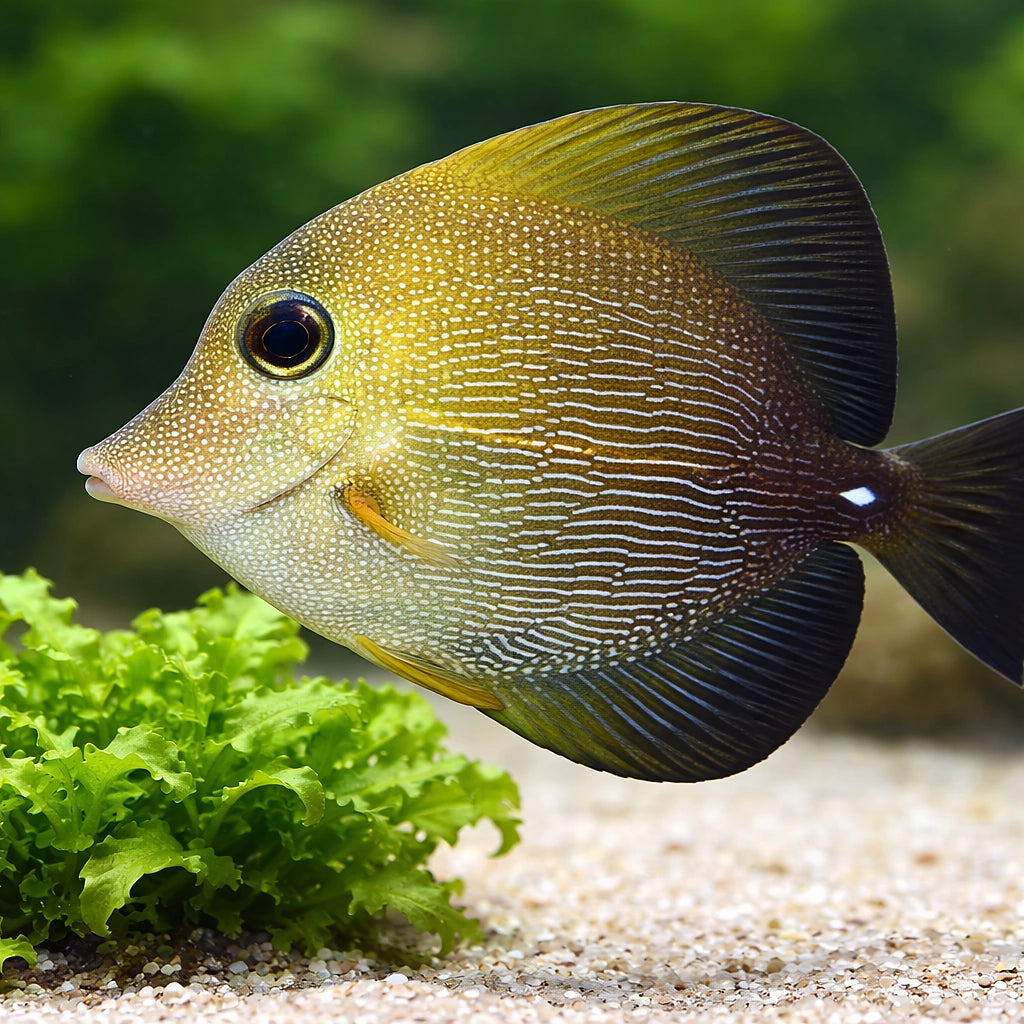 Twotone Tang M — tropical fish for sale UK — AI scale plant view