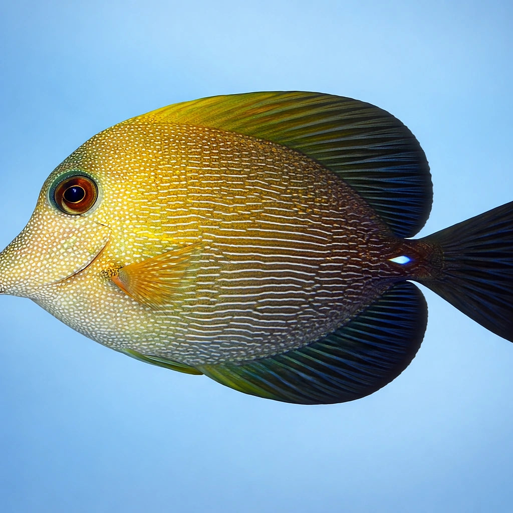 Twotone Tang M — tropical fish for sale UK — AI side clean view
